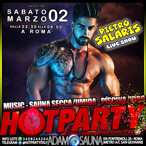 incontri gay a roma|Adam Sauna Roma